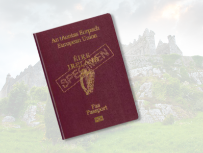 Irish Ids Irish passport - IAI industrial systems B.V.
