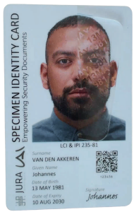 LCI Protect and JURA IPI security feature in identity documents